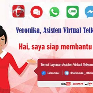 Tanya Veronika Asisten Virtual Telkomsel