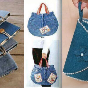 jeans lama jadi tas atau dompet kreatif